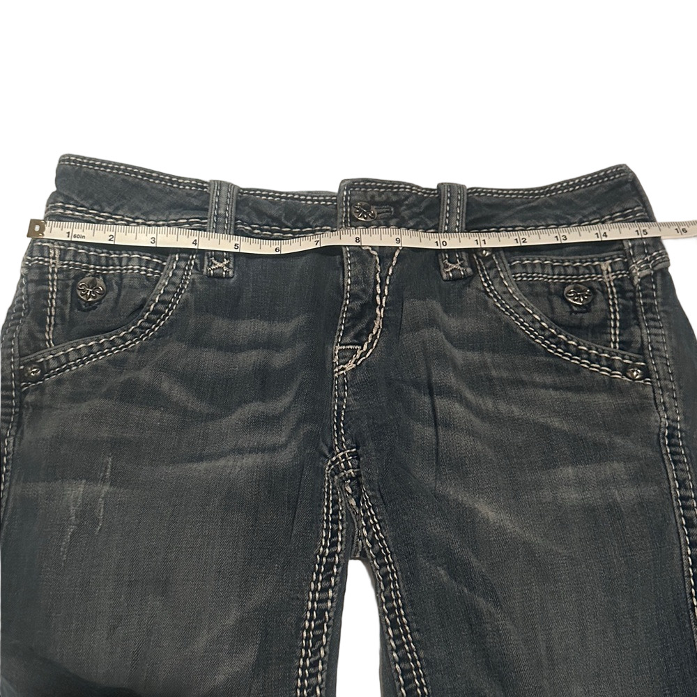 Rock Revival Blue Denim cut-off Shorts - Picture 6 of 6